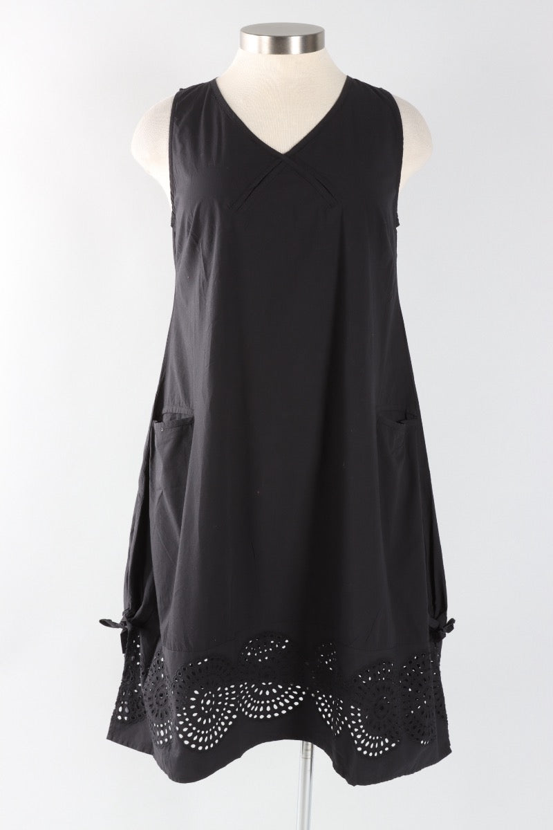 Birdie Dress - Black Eyelet