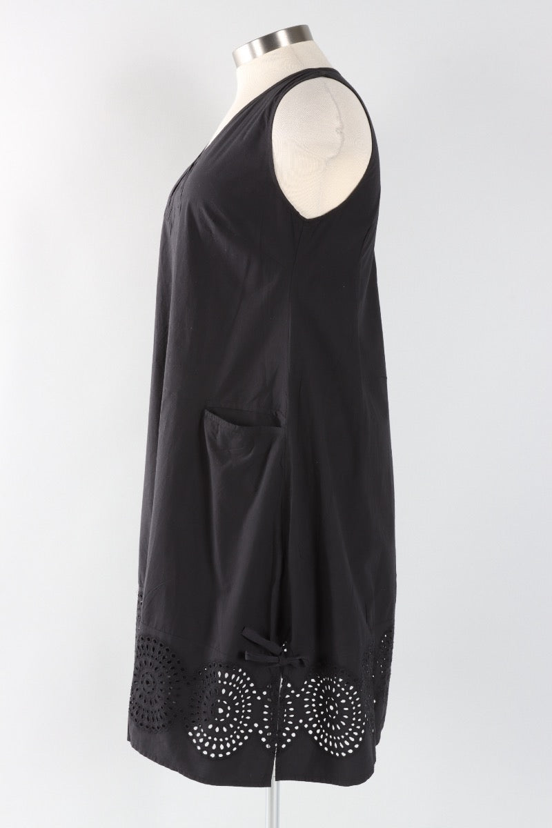 Birdie Dress - Black Eyelet
