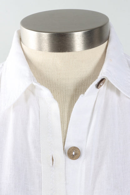 Getaway Shirt Dress - White