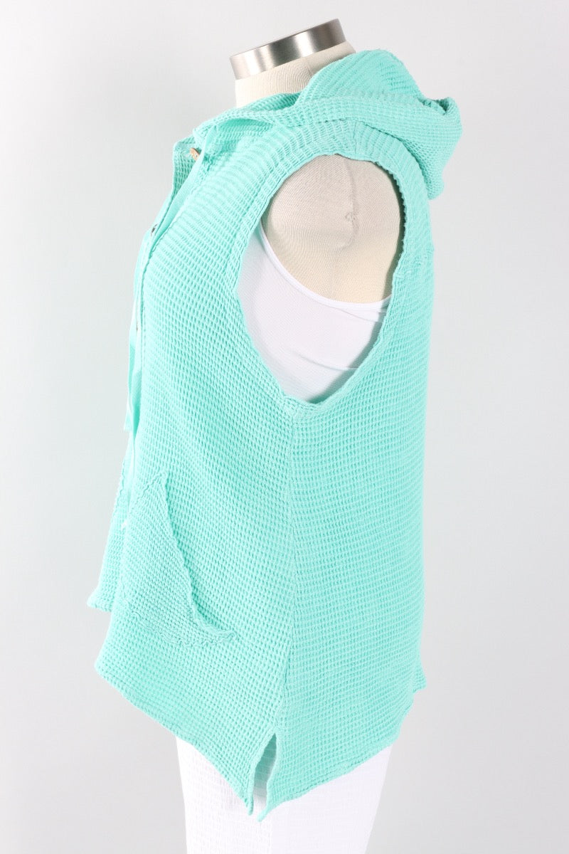 Hooded Vest - Aquatic