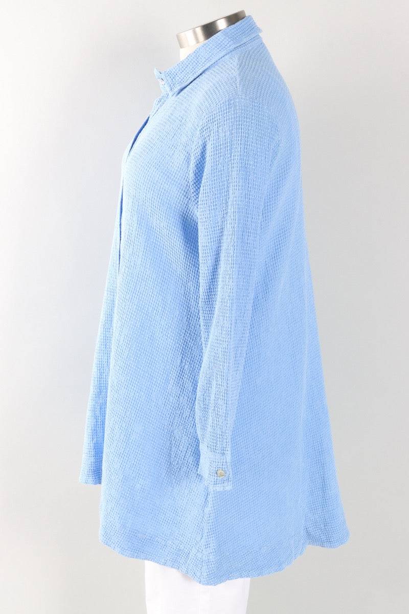 Button Down Shirt - Mineral Wash Azure