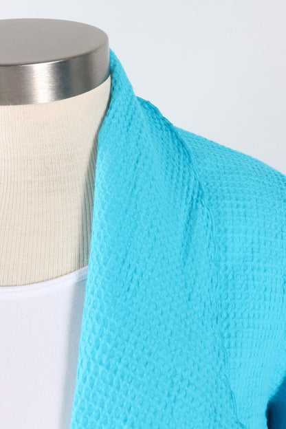 Draped Cardigan - Turquoise