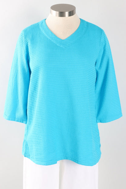 Easy V-Neck - Turquoise