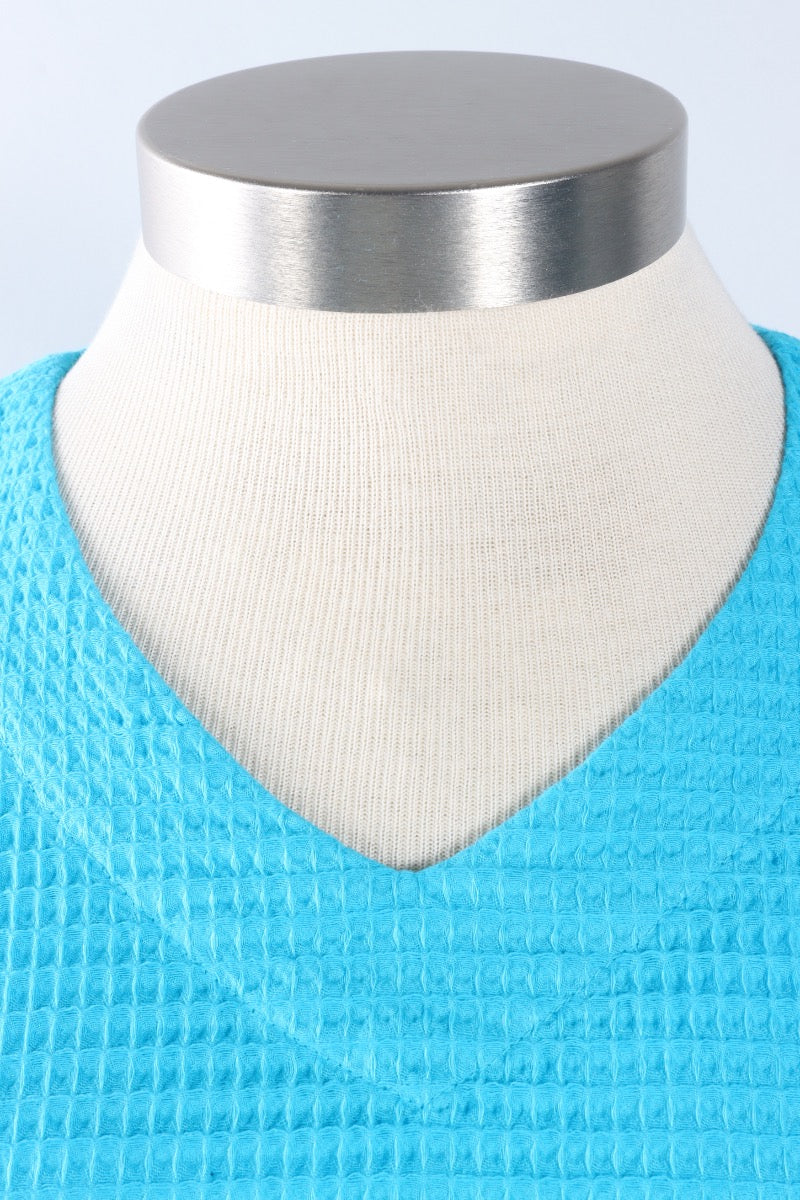 Easy V-Neck - Turquoise