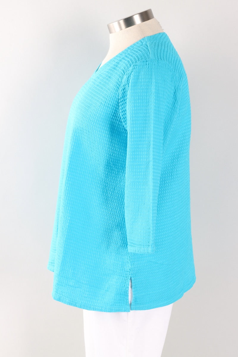 Easy V-Neck - Turquoise
