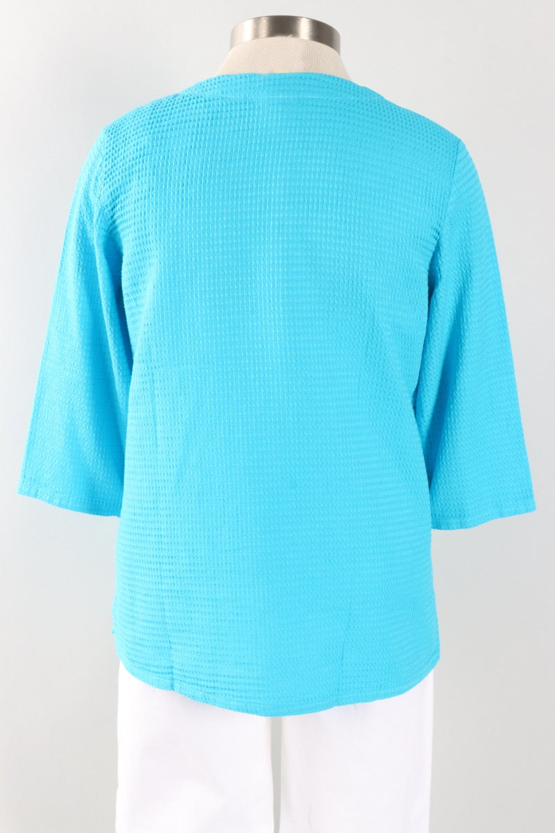 Easy V-Neck - Turquoise