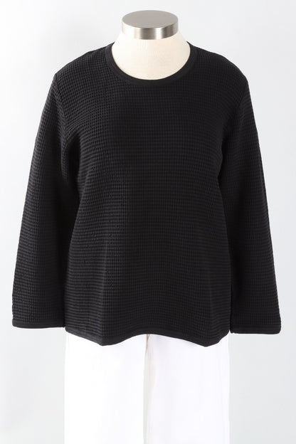 Round Neck Top - Black