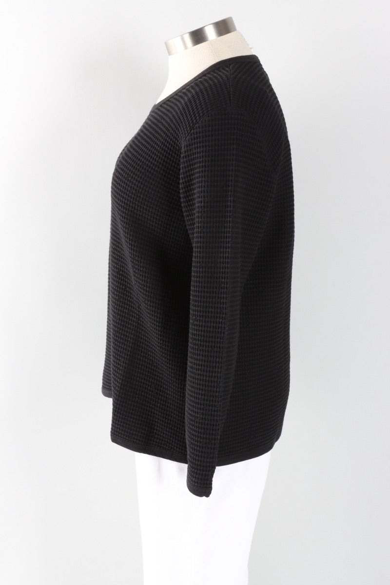 Round Neck Top - Black