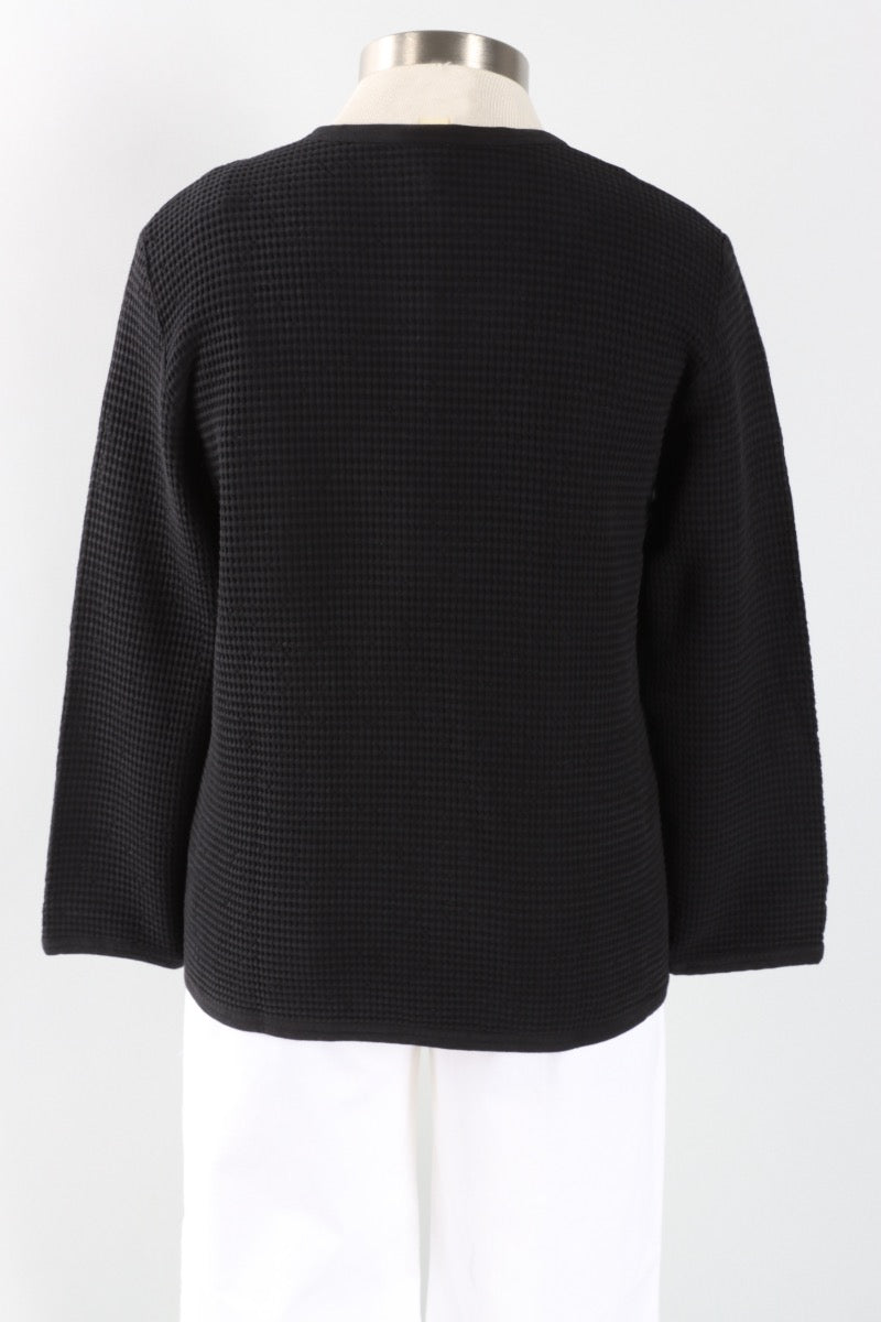 Round Neck Top - Black