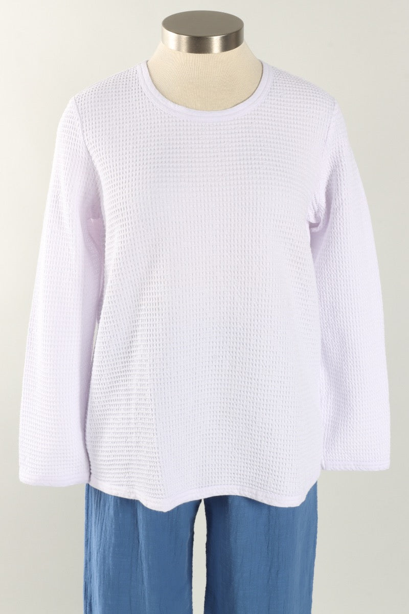 Round Neck Top - White