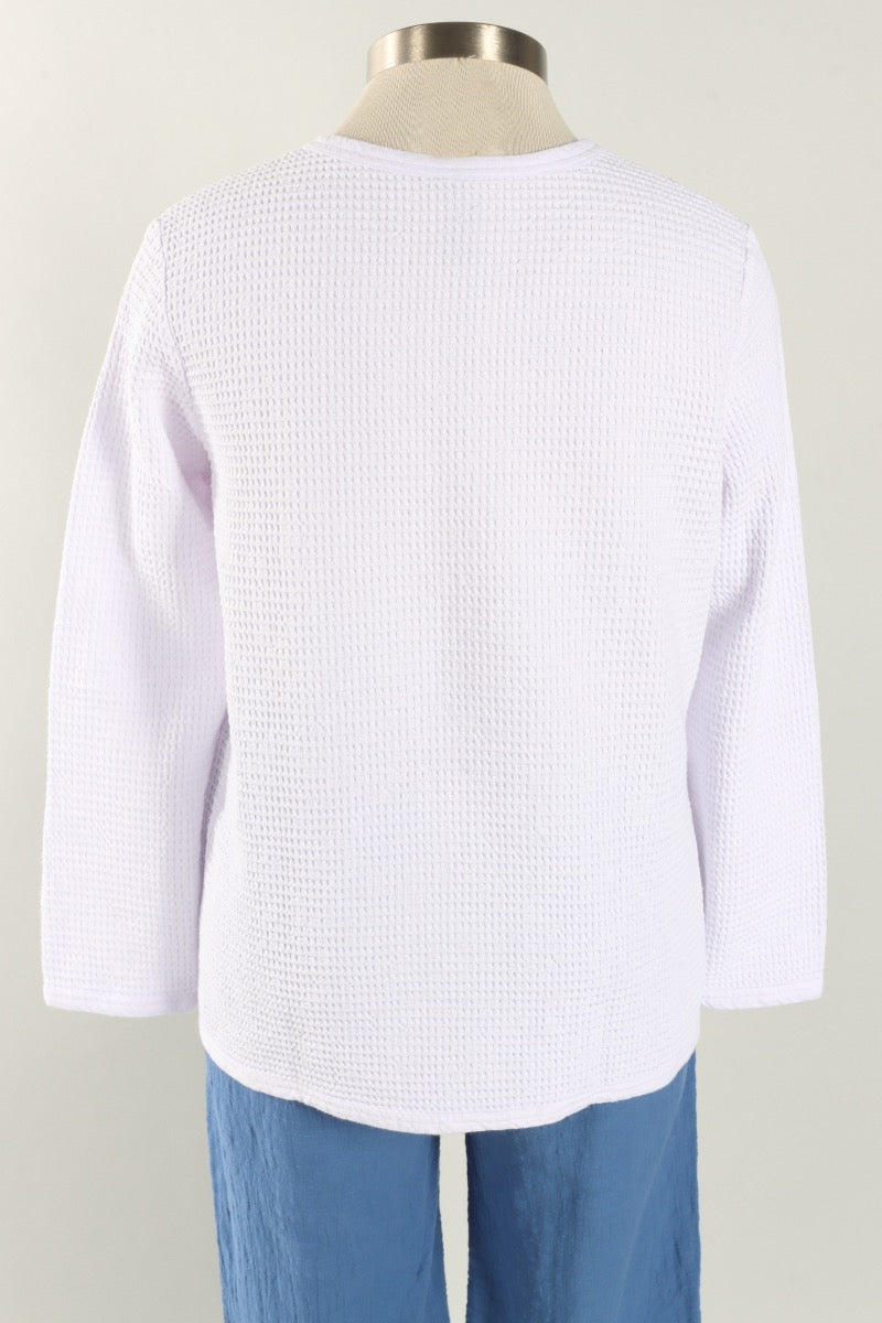 Round Neck Top - White