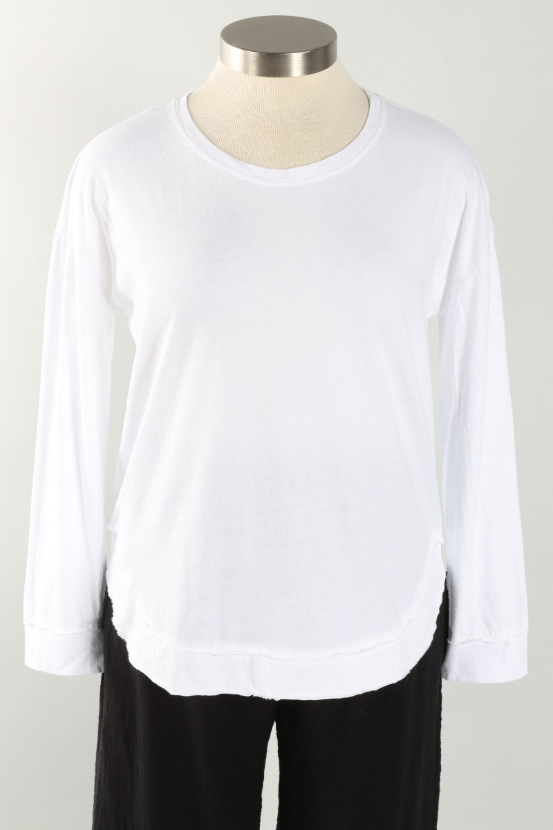 Long Sleeve Tunic - White