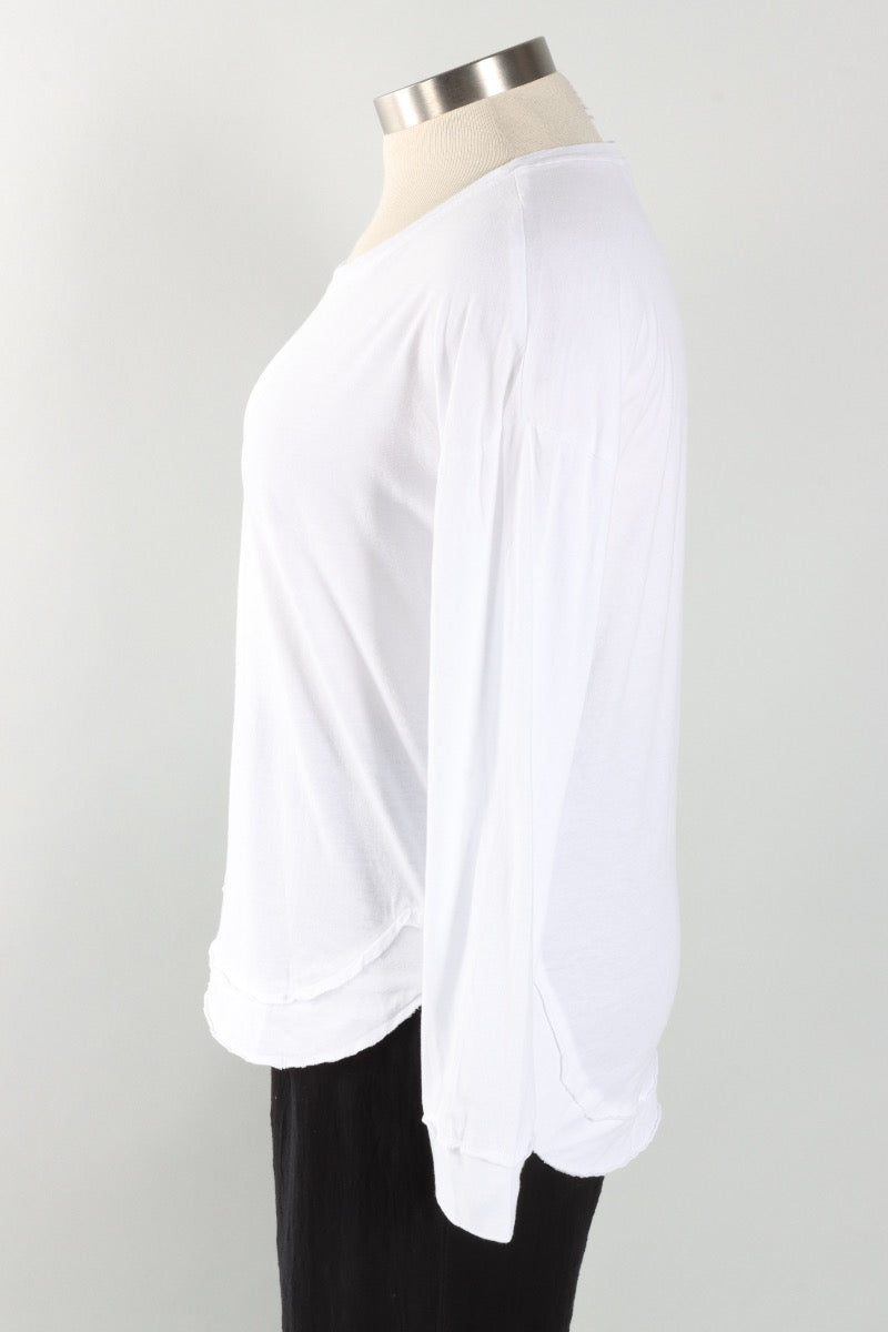 Long Sleeve Tunic - White