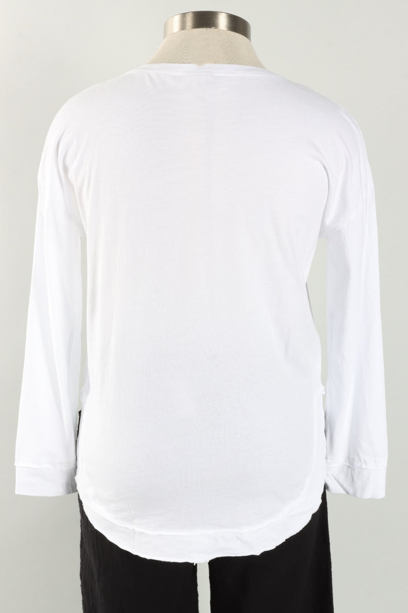 Long Sleeve Tunic - White