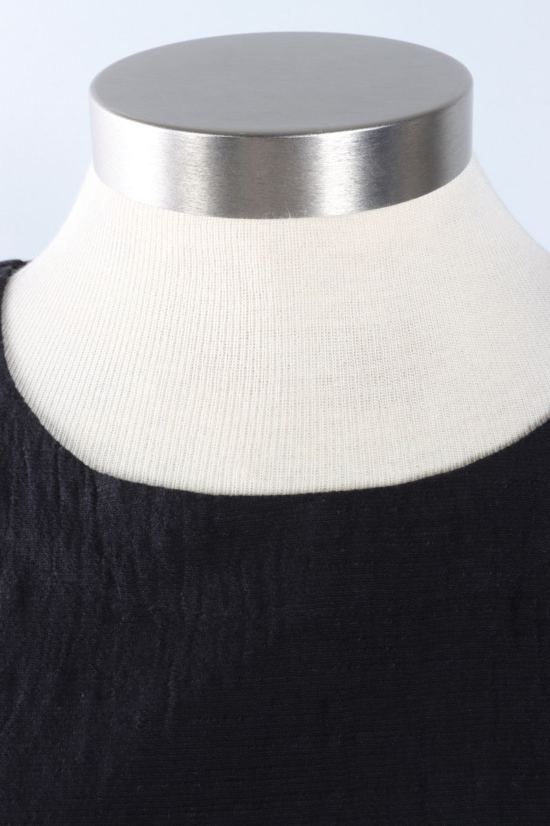 3/4 Sleeve Pullover - Black