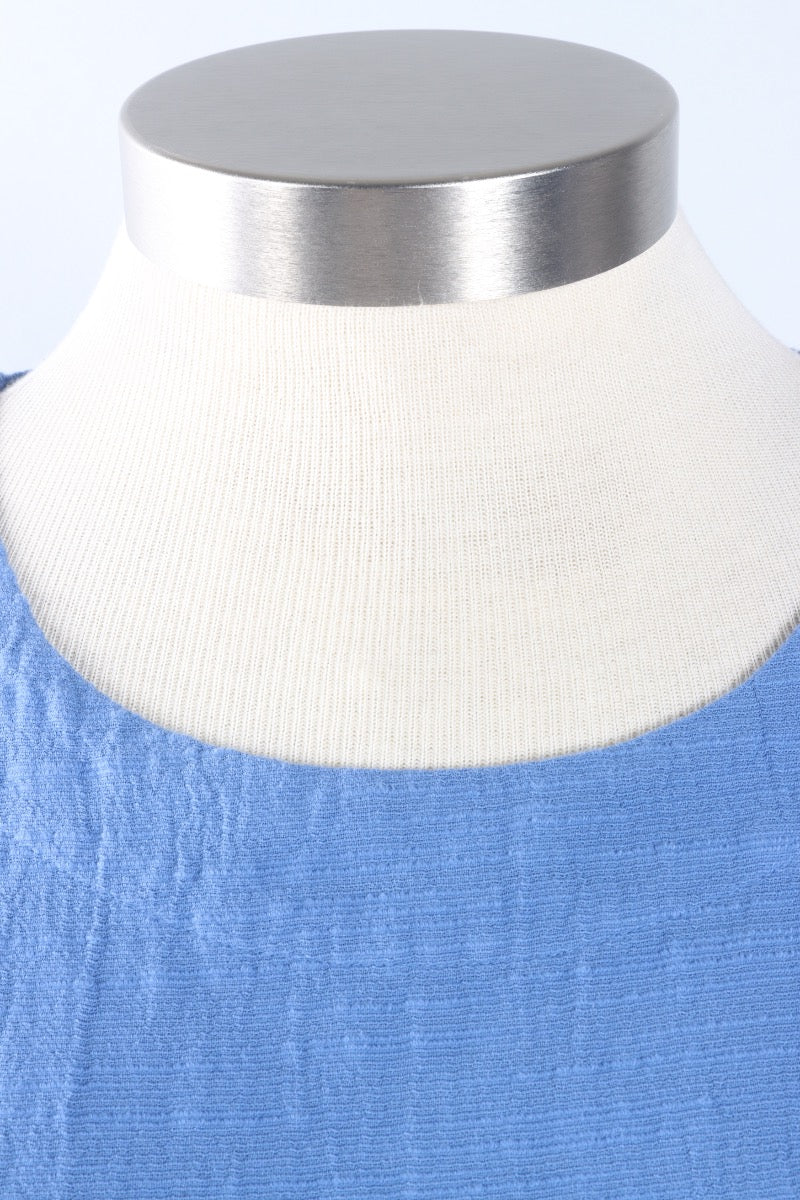 3/4 Sleeve Pullover - French Blue