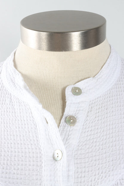 Shirring Pullover - White