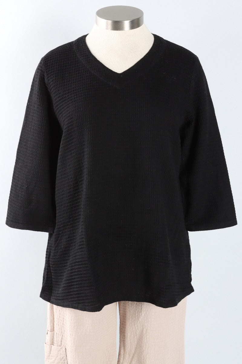 Easy V-Neck - Black