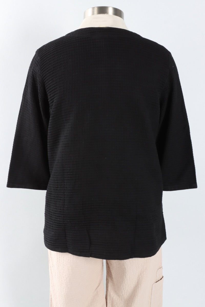 Easy V-Neck - Black