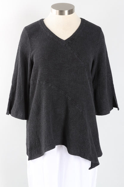 Asymmetric Tunic - Mineral Wash Black