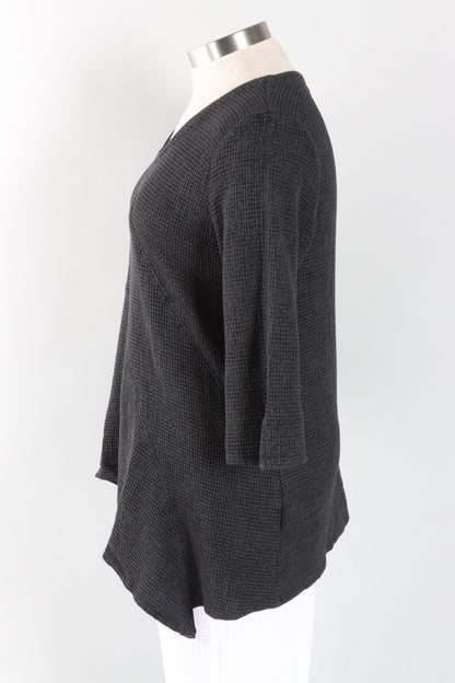 Asymmetric Tunic - Mineral Wash Black