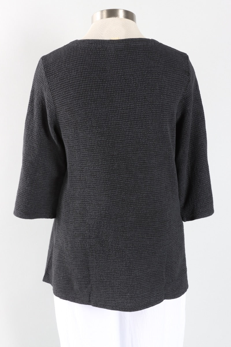 Asymmetric Tunic - Mineral Wash Black
