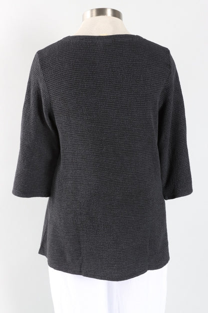Asymmetric Tunic - Mineral Wash Black