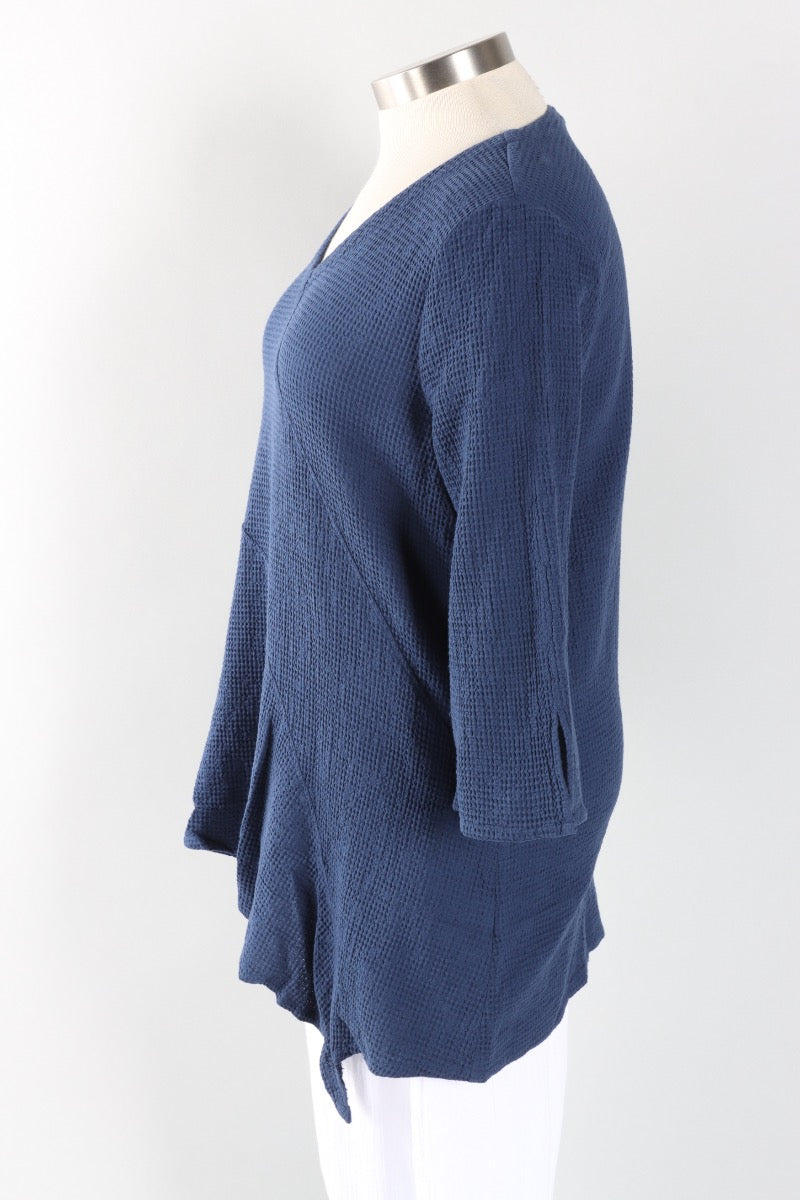 Asymmetric Tunic - Navy