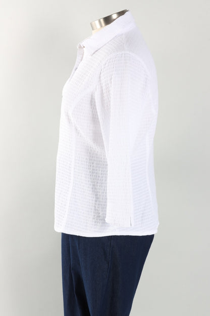 3/4 Sleeve Blouse - White
