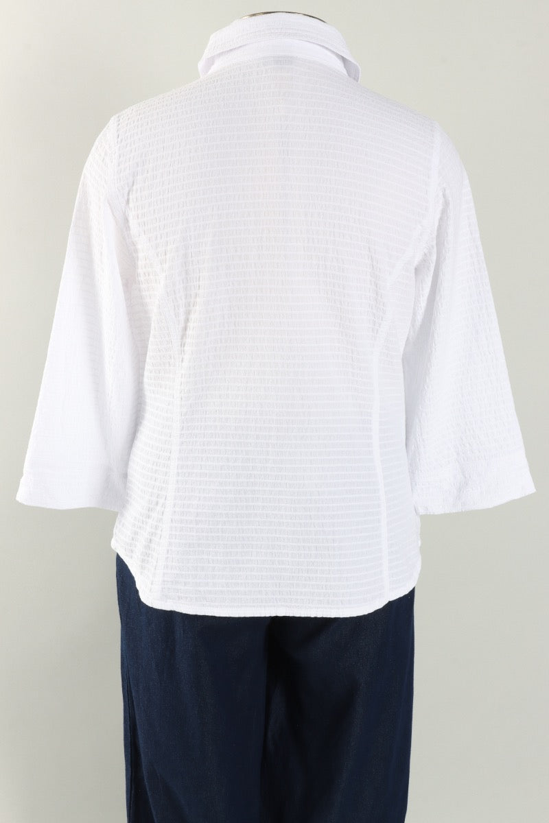 3/4 Sleeve Blouse - White