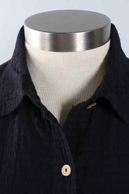 3/4 Sleeve Blouse - Black