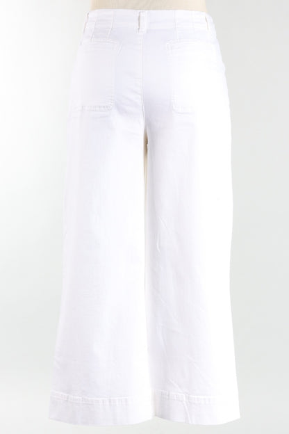Refreshed Crop Jean - White