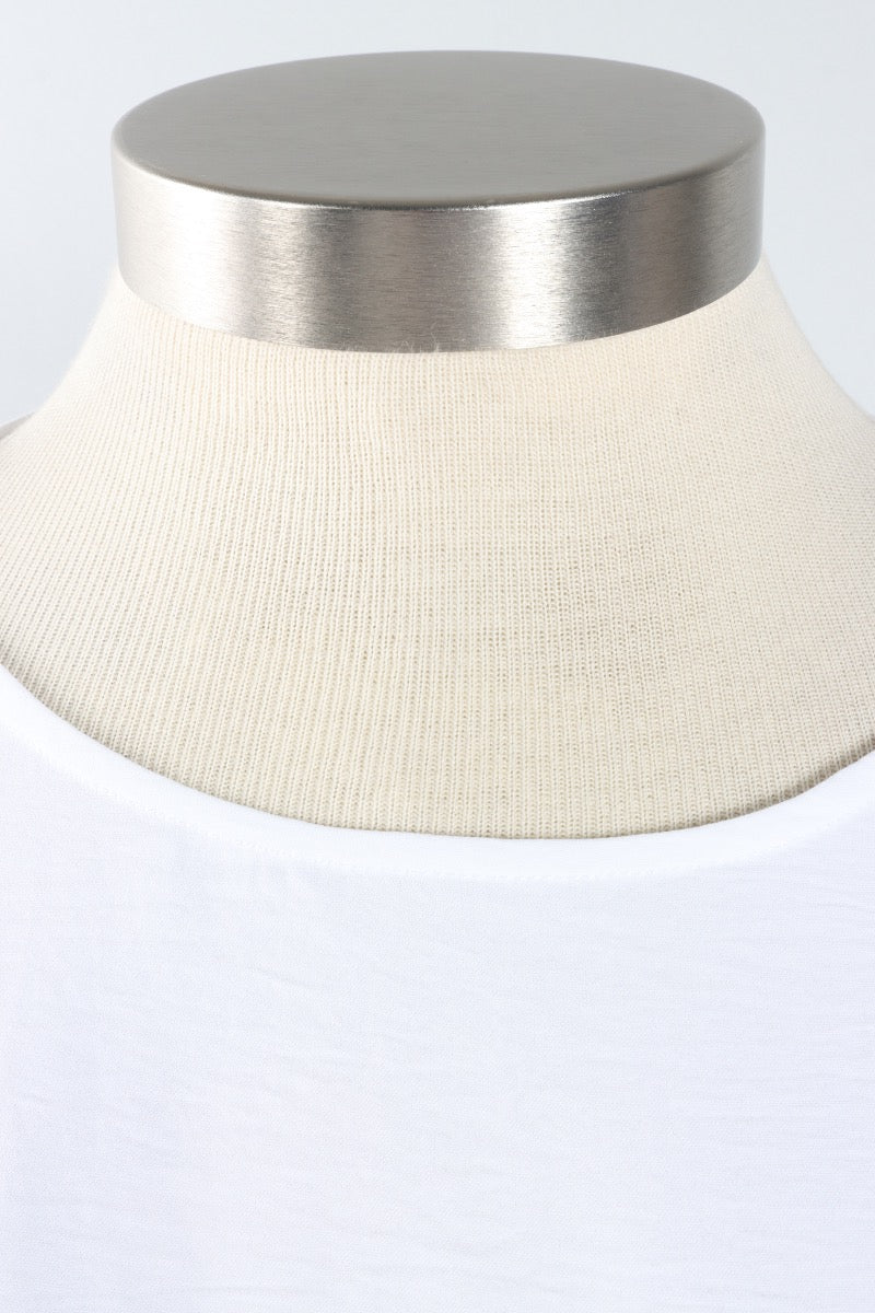 Perfect Shirred Pullover - White