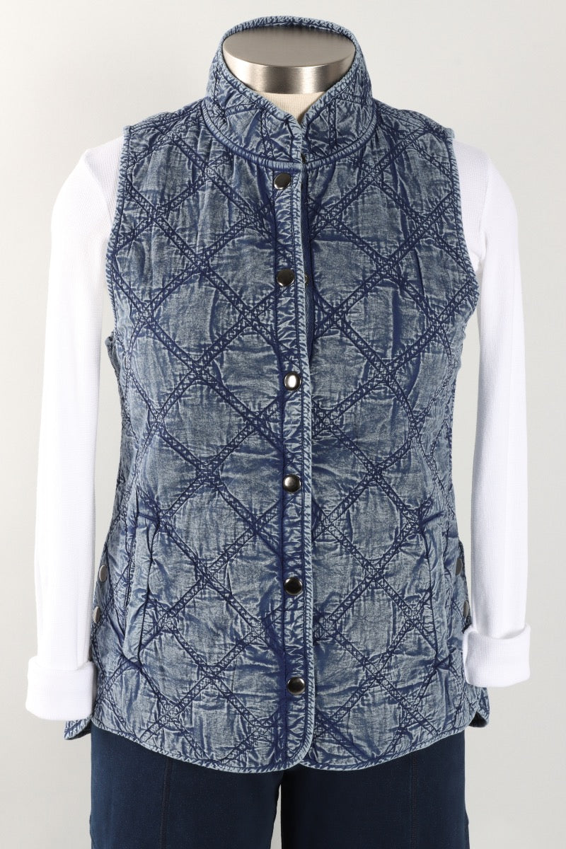 Windjammer Vest - Indigo