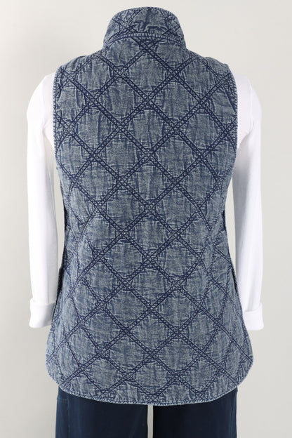 Windjammer Vest - Indigo