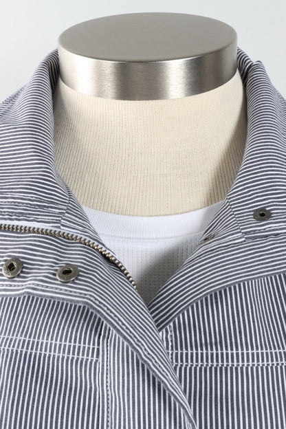 Layering Vest - Navy Stripe