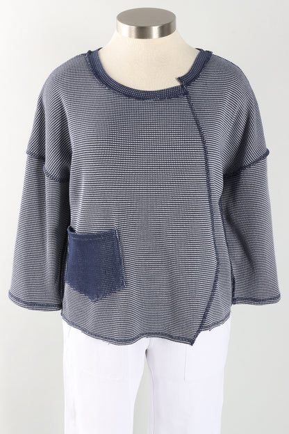 Inside Out Pullover - Navy