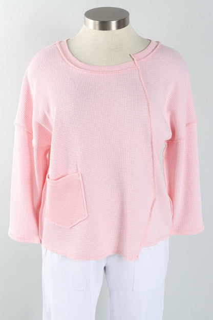 Inside Out Pullover - Blush