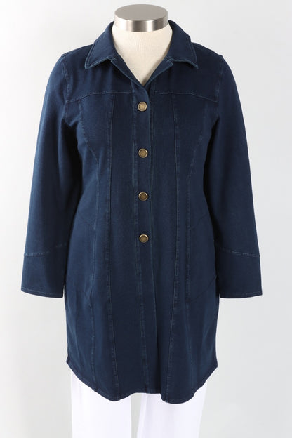London Jacket - Denim Stonewash