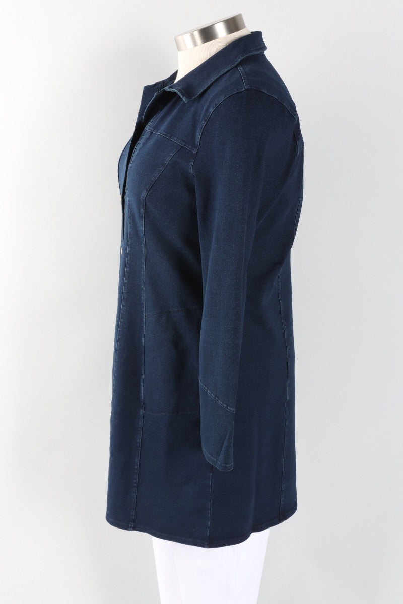 London Jacket - Denim Stonewash