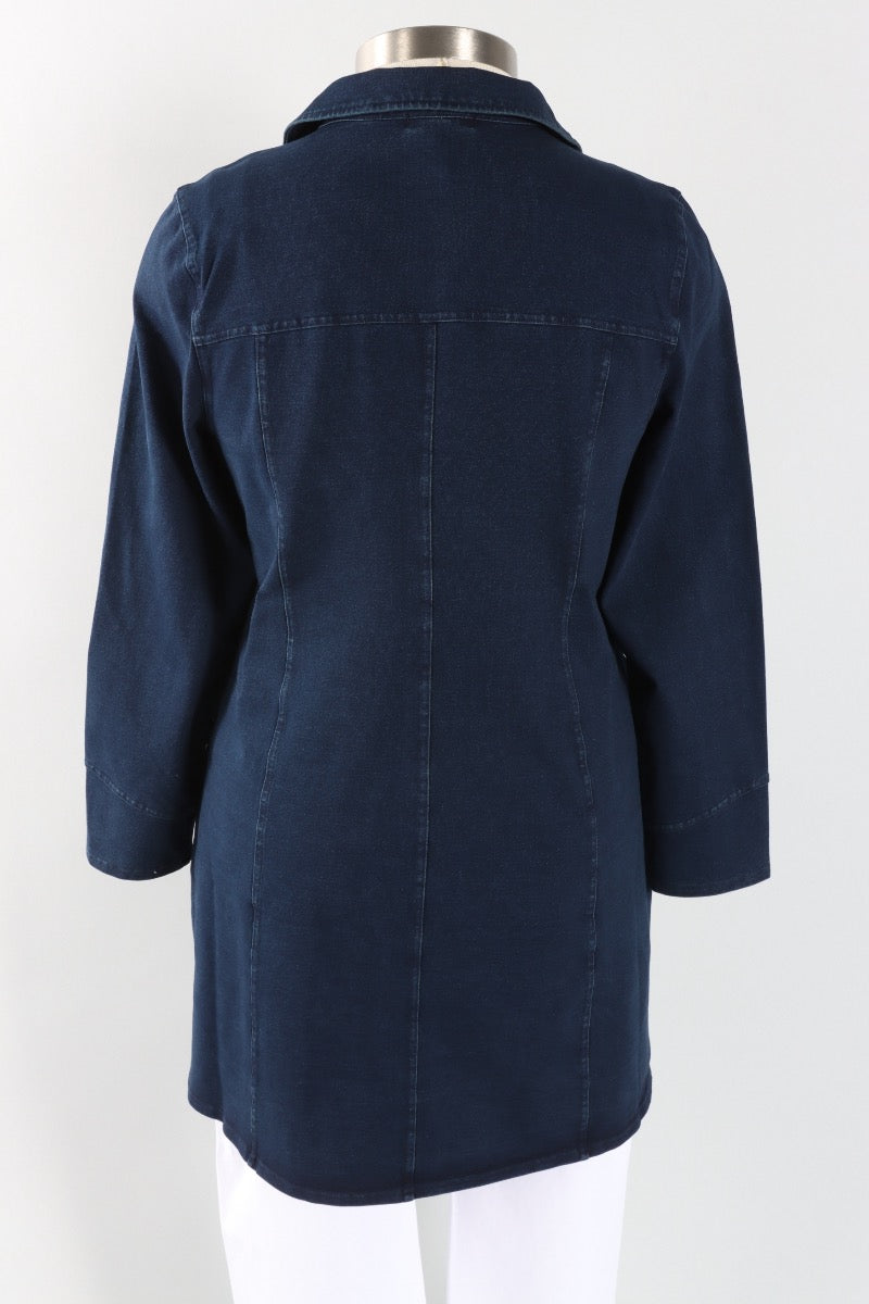 London Jacket - Denim Stonewash