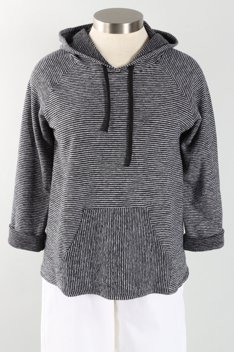 Sunrise Pullover - Black Stripe