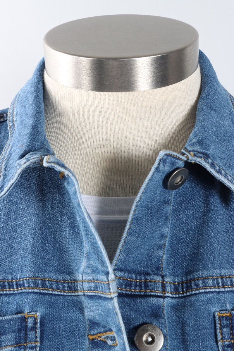 Denim Vest - Medium Denim