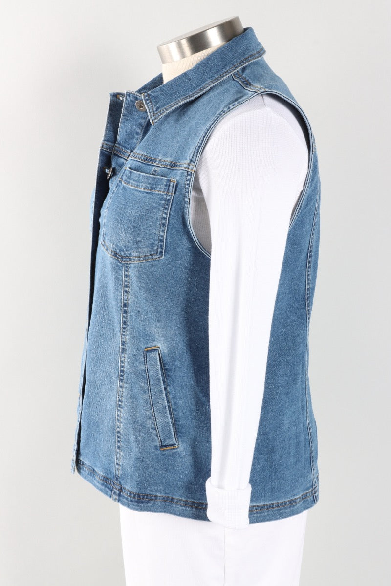 Denim Vest - Medium Denim