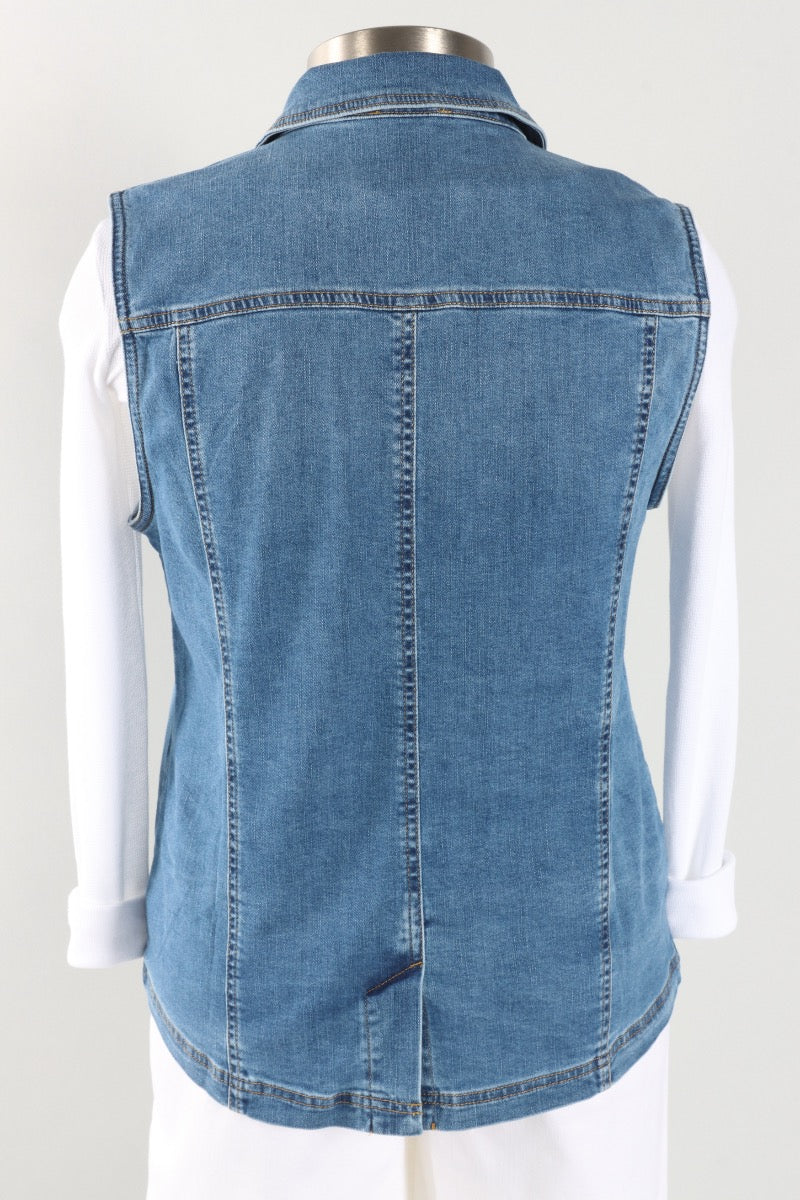 Denim Vest - Medium Denim