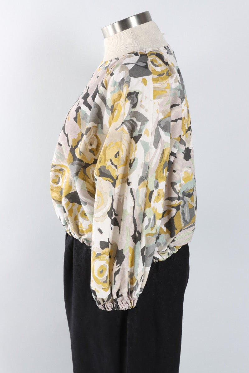 Gianna Top - Fiori Gialli Print