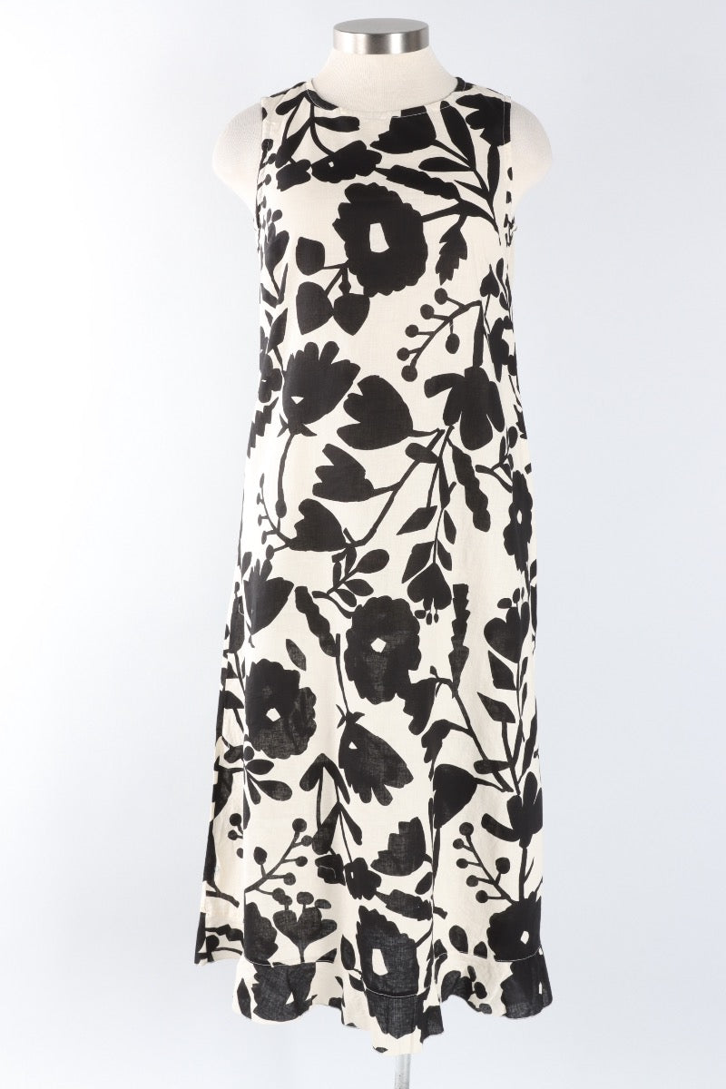 Chloe Dress - Avorio/Nero