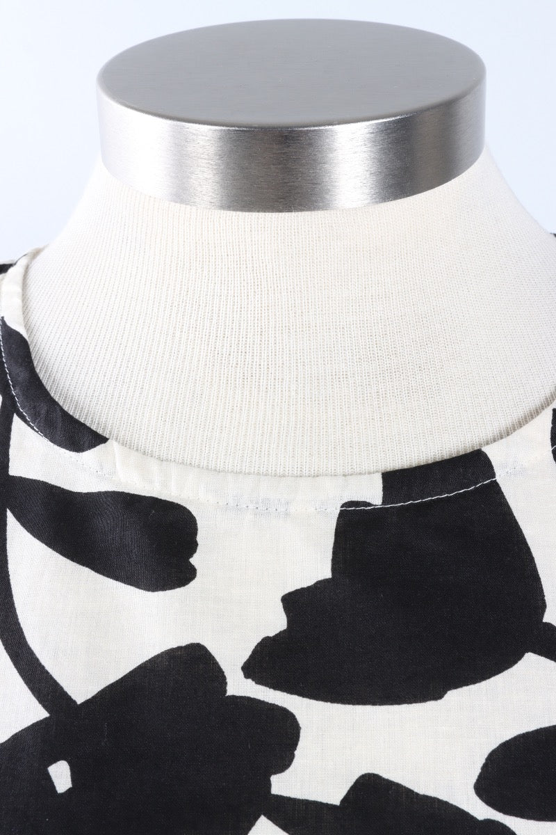 Chloe Dress - Avorio/Nero