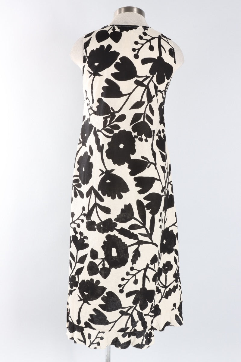Chloe Dress - Avorio/Nero