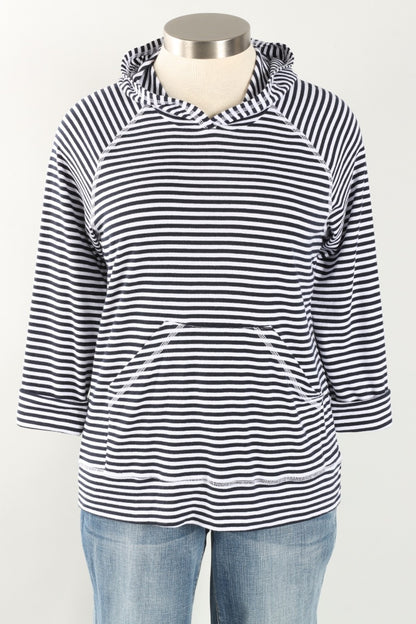 Banded Hoodie - White